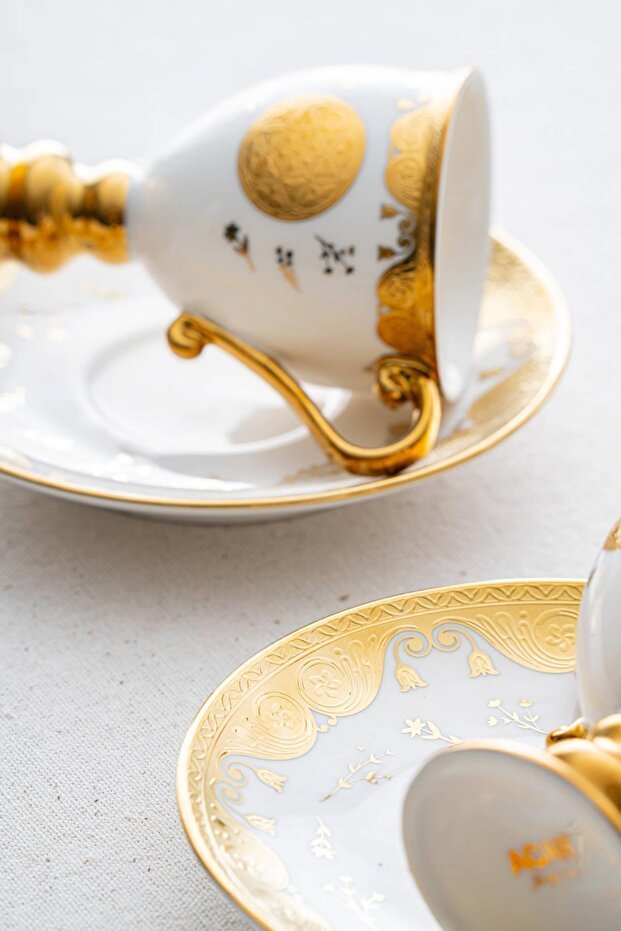 Acar Diallo Premium Turkish Coffee Cup Set - 6 Piece, 90ml - TryAladdin