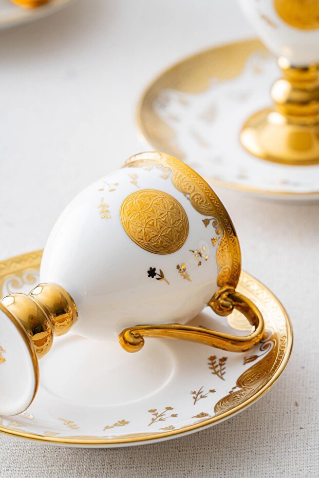 Acar Diallo Premium Turkish Coffee Cup Set - 6 Piece, 90ml - TryAladdin