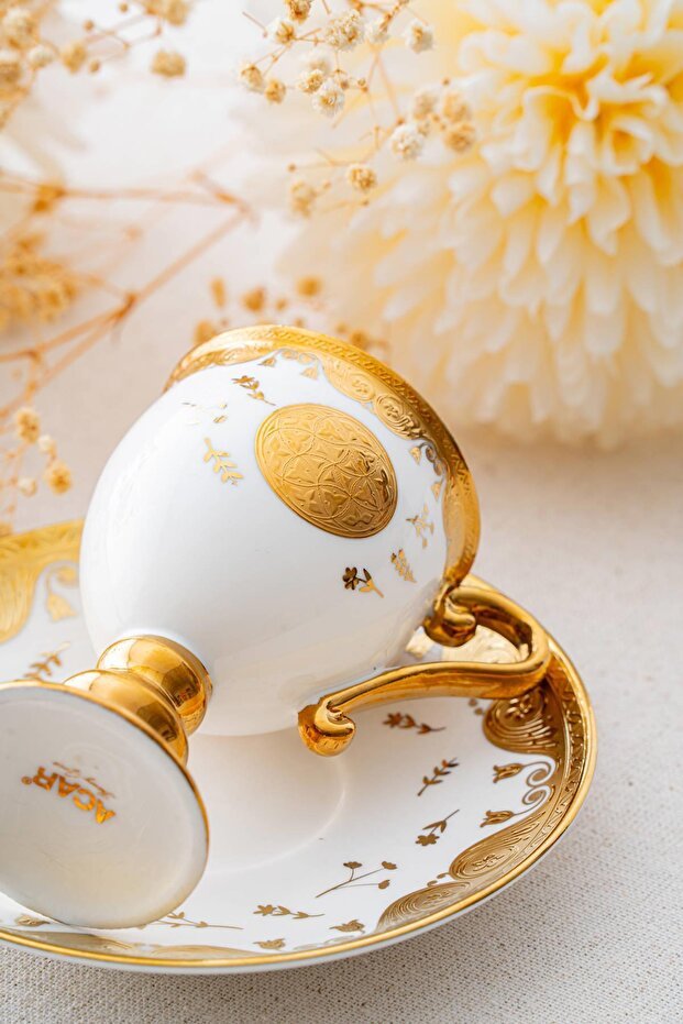 Acar Diallo Premium Turkish Coffee Cup Set - 6 Piece, 90ml - TryAladdin