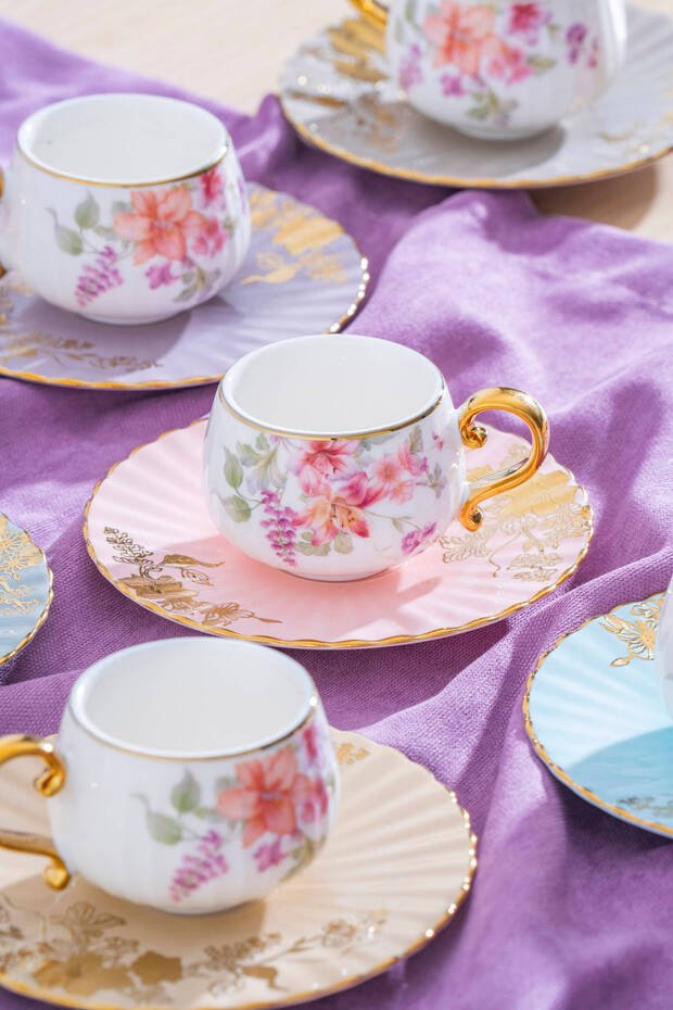 Acar Dovy Premium Turkish Coffee Cup Set - 6 Pc / 90ml - TryAladdin