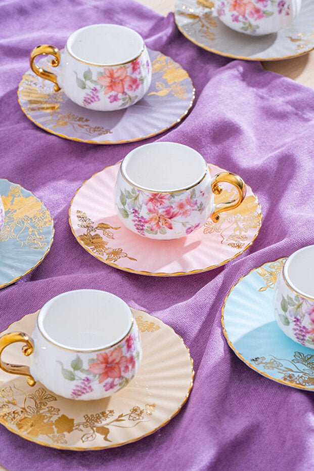 Acar Dovy Premium Turkish Coffee Cup Set - 6 Pc / 90ml - TryAladdin