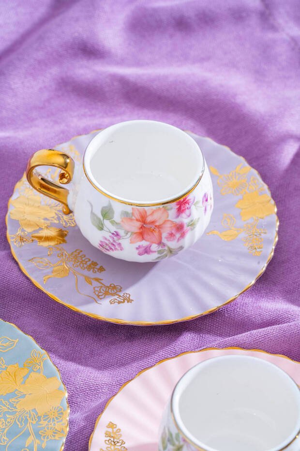 Acar Dovy Premium Turkish Coffee Cup Set - 6 Pc / 90ml - TryAladdin