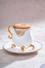 Acar Hemera Professional Turkish Coffee Cup Set - 6 Person, 90ml Capacity - TryAladdin