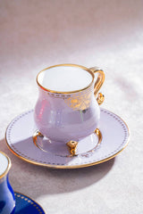 Acar Hemera Professional Turkish Coffee Cup Set - 6 Person, 90ml Capacity - TryAladdin