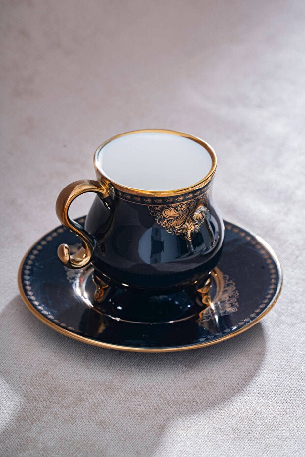 Acar Hemera Professional Turkish Coffee Cup Set - 6 Person, 90ml Capacity - TryAladdin