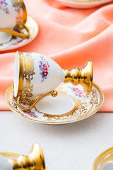 Acar Julius Professional Turkish Coffee Cup Set - 6 Person, 90ml Capacity - TryAladdin