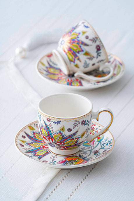 Acar Kaira Premium Turkish Coffee Cup Set - 6 x 90ml - TryAladdin