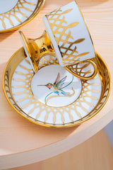 Acar Leoni Premium Turkish Coffee Cup Set - 6 - Piece, 90ml Capacity - TryAladdin