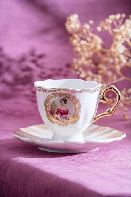 Acar Mandorla Premium Turkish Coffee Cup Set - 6 - Piece - TryAladdin