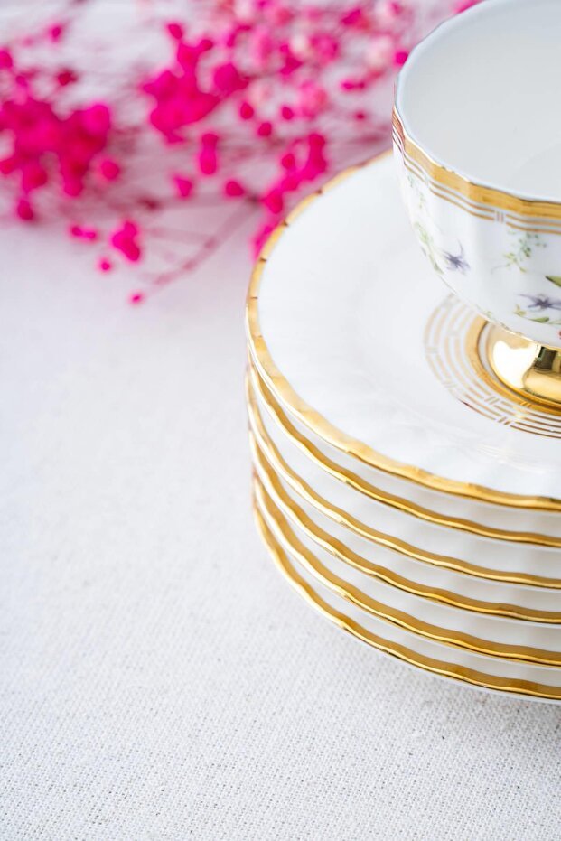 Acar Miller Premium Turkish Coffee Cup Set - 6 - Piece, 90ml - TryAladdin