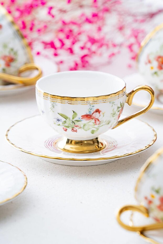 Acar Miller Premium Turkish Coffee Cup Set - 6 - Piece, 90ml - TryAladdin