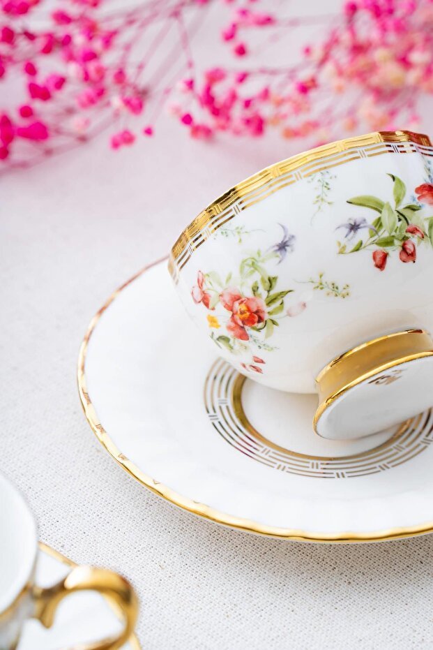 Acar Miller Premium Turkish Coffee Cup Set - 6 - Piece, 90ml - TryAladdin