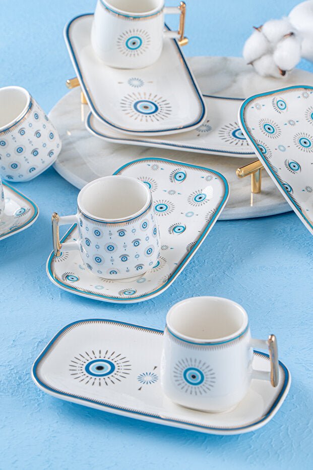 Acar Norma Professional Turkish Coffee Cup Set - 6 x 90ml - TryAladdin