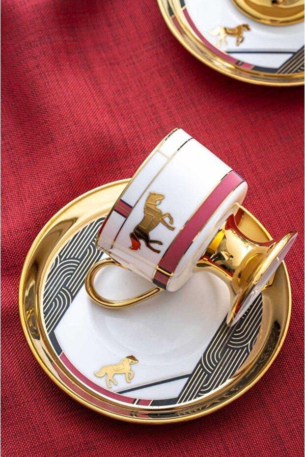 Acar Professional Dolye Premium Turkish Coffee Cup Set - 6 x 90ml - TryAladdin