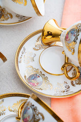 Acar Rosanna Premium Turkish Coffee Cup Set - 6 Piece, 90ml - TryAladdin