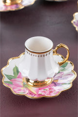 Acar Sofiya Professional Turkish Coffee Cup Set - 6 Person Assorted - TryAladdin