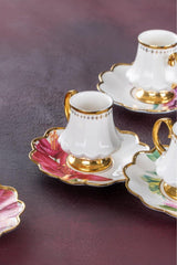 Acar Sofiya Professional Turkish Coffee Cup Set - 6 Person Assorted - TryAladdin