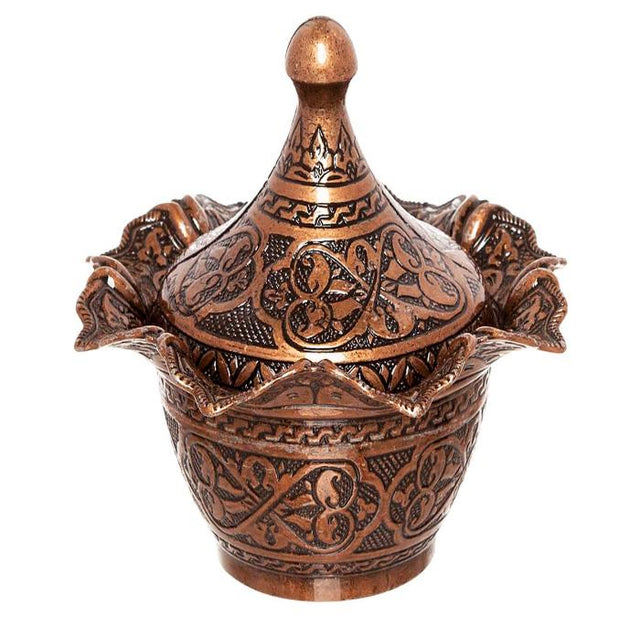 Acar | Sugar Bowl - Large Rose Cup - Antique Copper