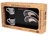 Acar | Turkish Coffee Set of Six - Porcelain - Topkapi - White