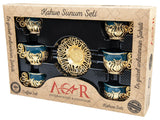 Acar | Turkish Coffee Set of Six - Tulip - Topkapi - White