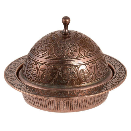 Acar | Turkish Delight Bowl - Large Oval - Antique Copper