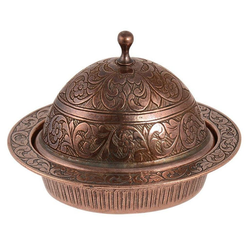 Acar | Turkish Delight Bowl - Large Oval - Antique Copper