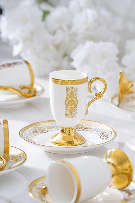 Acar Velelya Premium Turkish Coffee Cup Set - 6 - Piece - TryAladdin