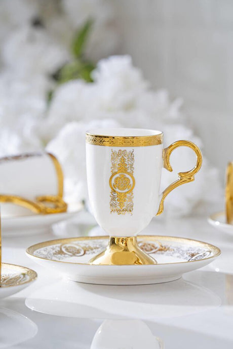 Acar Velelya Premium Turkish Coffee Cup Set - 6 - Piece - TryAladdin