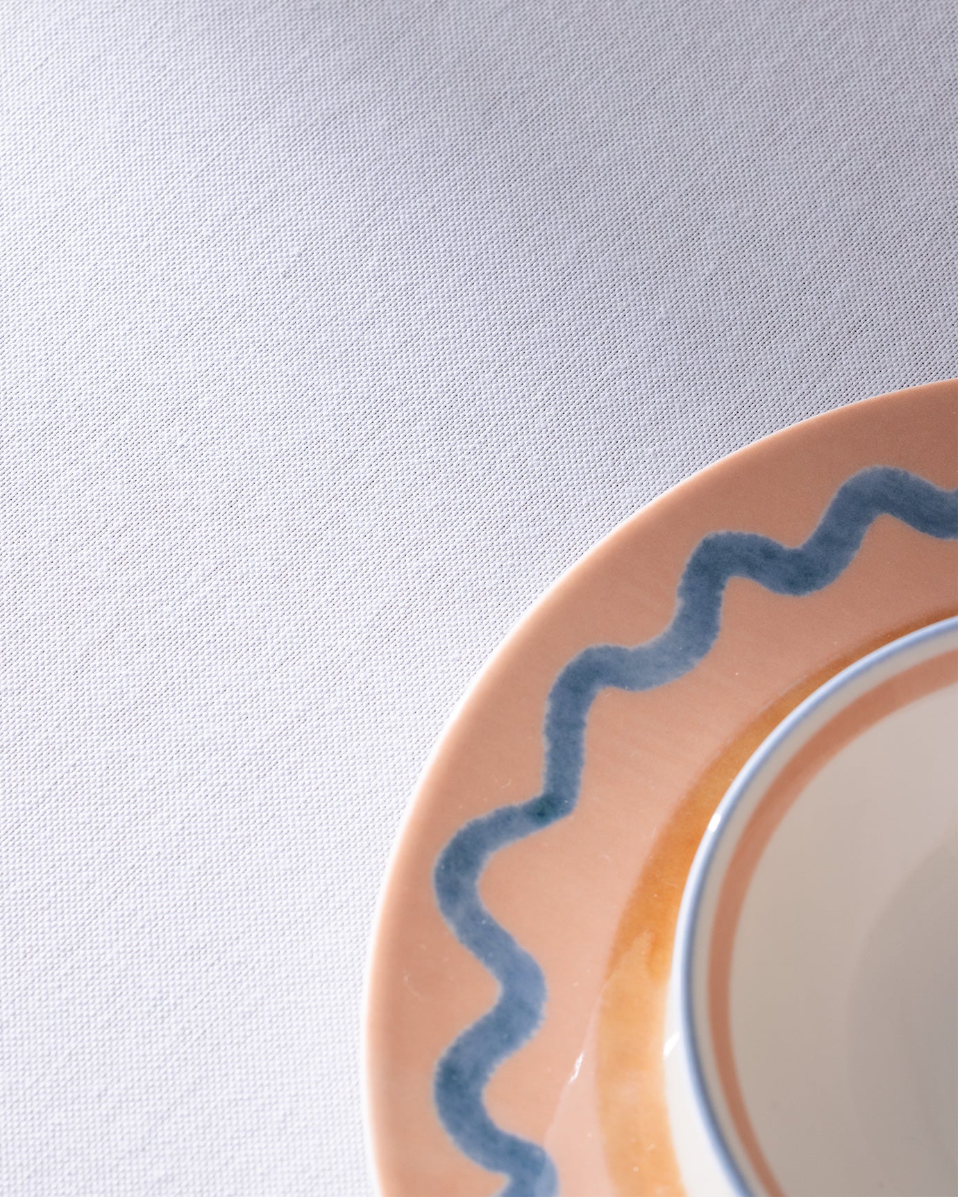 Durable Polycotton Tablecloth - Eye-Catching Fauve Abstract Pattern