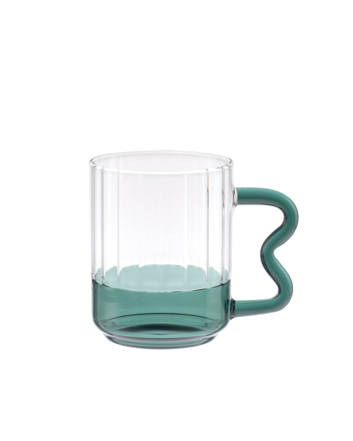 Heat-Resistant Borosilicate Glass Mug - Modern Minimalist