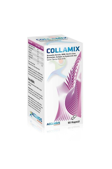 ACCENSIS PHARMA Collamix Joint & Skin Support Supplement - 60 Capsules - TryAladdin