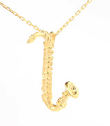 Premium Sterling Silver Saxophone Necklace