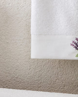 100% Cotton Embroidered Hand Towel - Soft & Absorbent Bathroom Towel