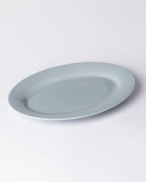 New Bone Porcelain Oval Serving Plate - Elegant Cielo Design