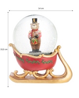 Clear Glass Decorative Sphere Orb - Modern Home Decor Accent