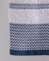 Ultra Soft Cotton Face Towel - Absorbent Navy Blue & Blue
