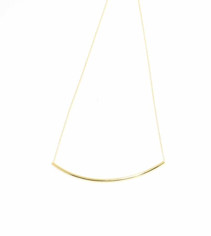 Professional Sterling Silver Tube Necklace