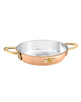 Traditional Turkish Sahan Pan - 16CM Small Skillet for Everyday Cooking