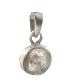 925 Sterling Silver Medallion Pendant - Queen Elizabeth Motif