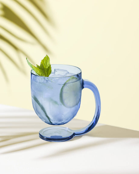 Plastic 2-Piece Mug Set - Modern & Durable