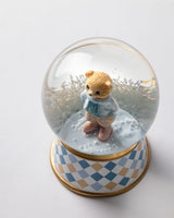 Resin & Glass Snow Globe - Voir Bear Winter Wonderland Decor