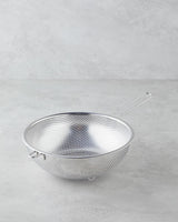 Professional Grade Stainless Steel Colander   40cm Grey