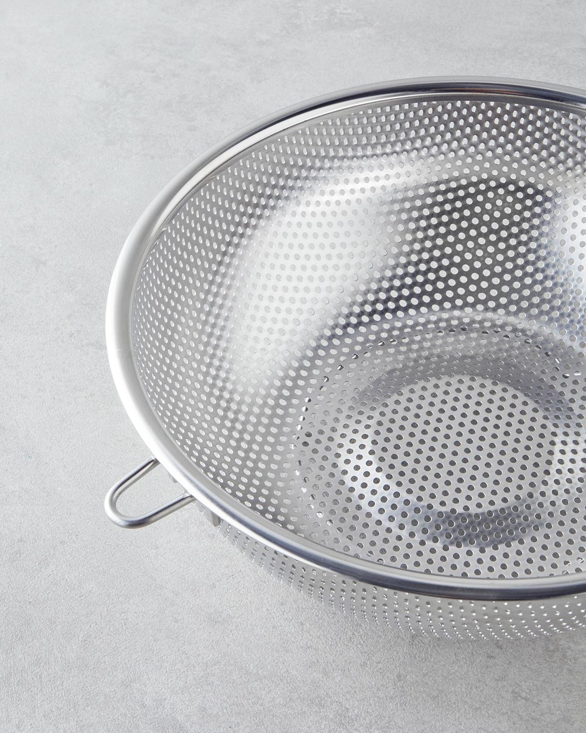 Scolapasta professionale in acciaio inossidabile 40cm grigio