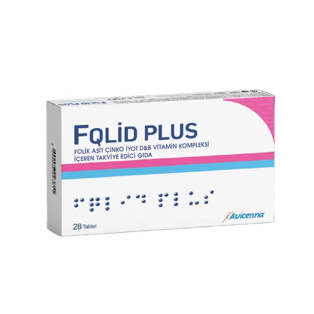 Advanced Folic Acid, Zinc & Iodine D&B Vitamin Complex Tablets - TryAladdin
