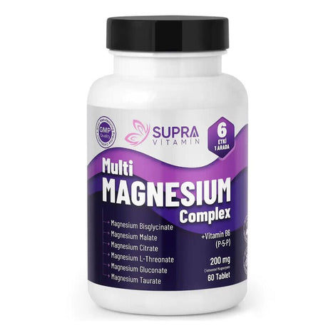 Advanced Multi Magnesium Complex - 6 Forms with Vitamin B6 for Optimal Wellness - TryAladdin