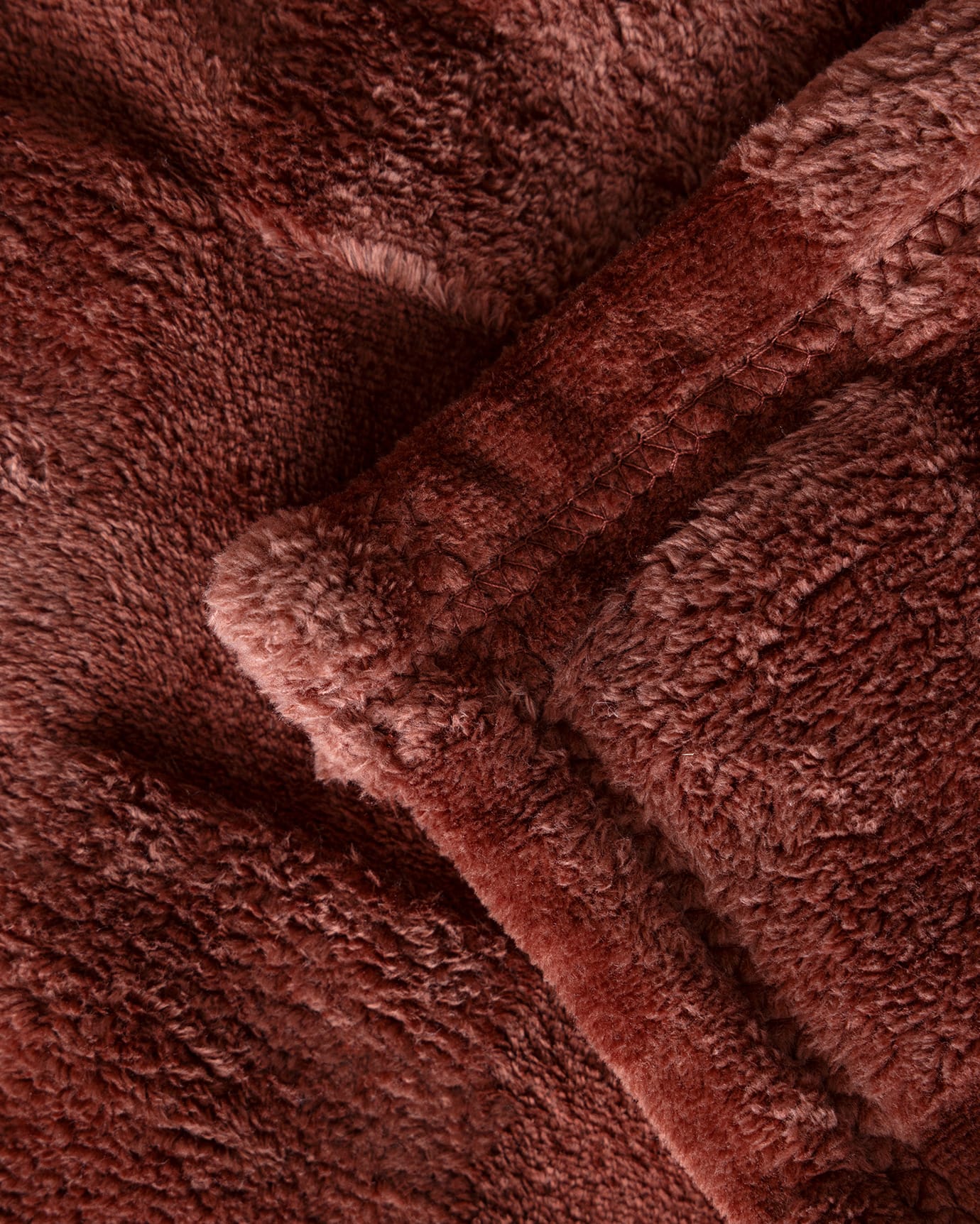 Welsoft Polyester Single Blanket - Terra Cotta Plain