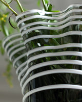 Handmade Glass Flower Vase - Medium Size Home Decor