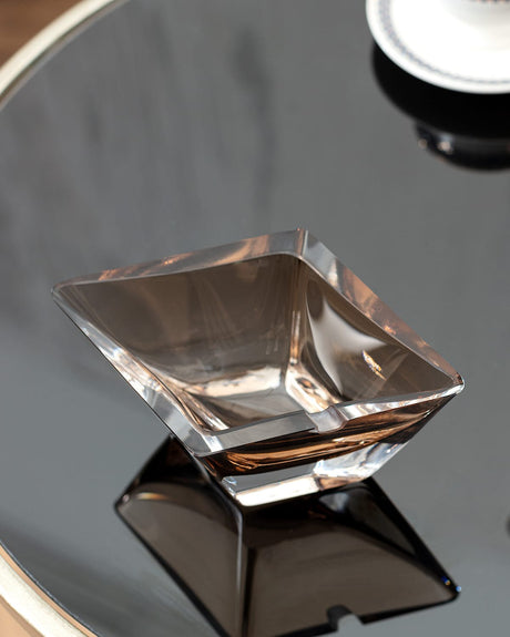 Handmade Glass Ashtray - Decorative Tabletop Accent