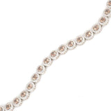 925 Sterling Silver Zultanite & Zircon Tennis Bracelet - Color-Changing