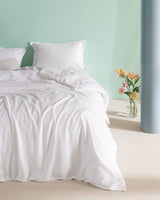 100% Cotton Crepe Family Duvet Cover Set - Plain Design
